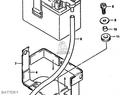 BATTERY - TS250X 1986 (G) (E01 E02 E04 E17 E18 E21 E22 E24)