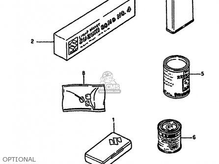 OPTIONAL - TS250X 1986 (G) (E01 E02 E04 E17 E18 E21 E22 E24)