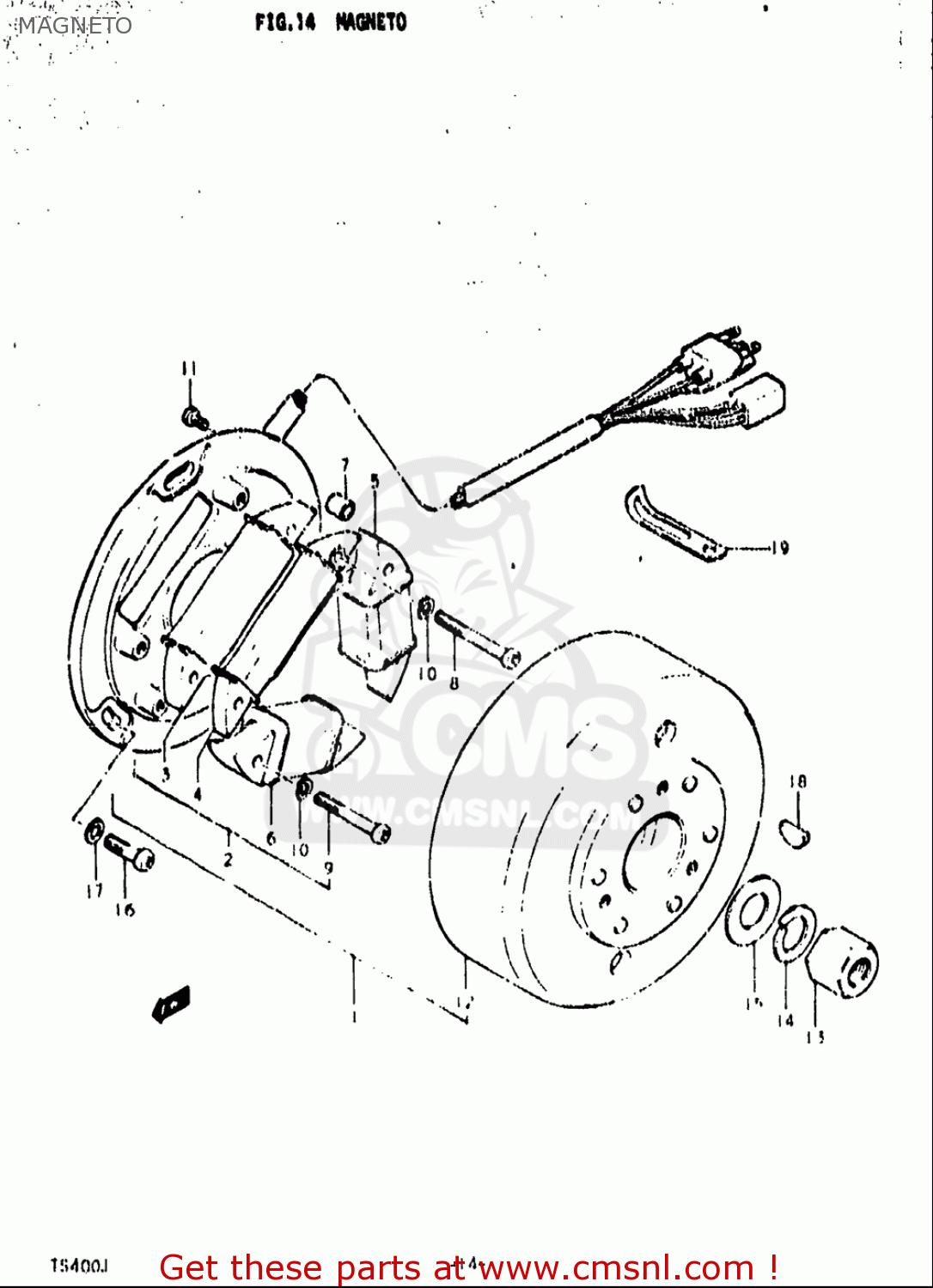 MAGNETO TS400 1972 (J) USA (E03)
