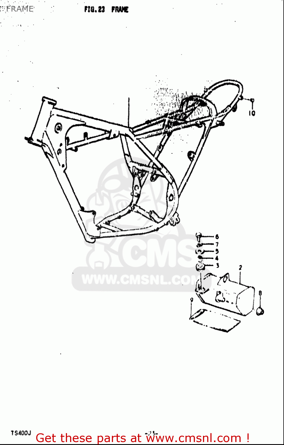 FRAME TS400 1972 (J) USA (E03)