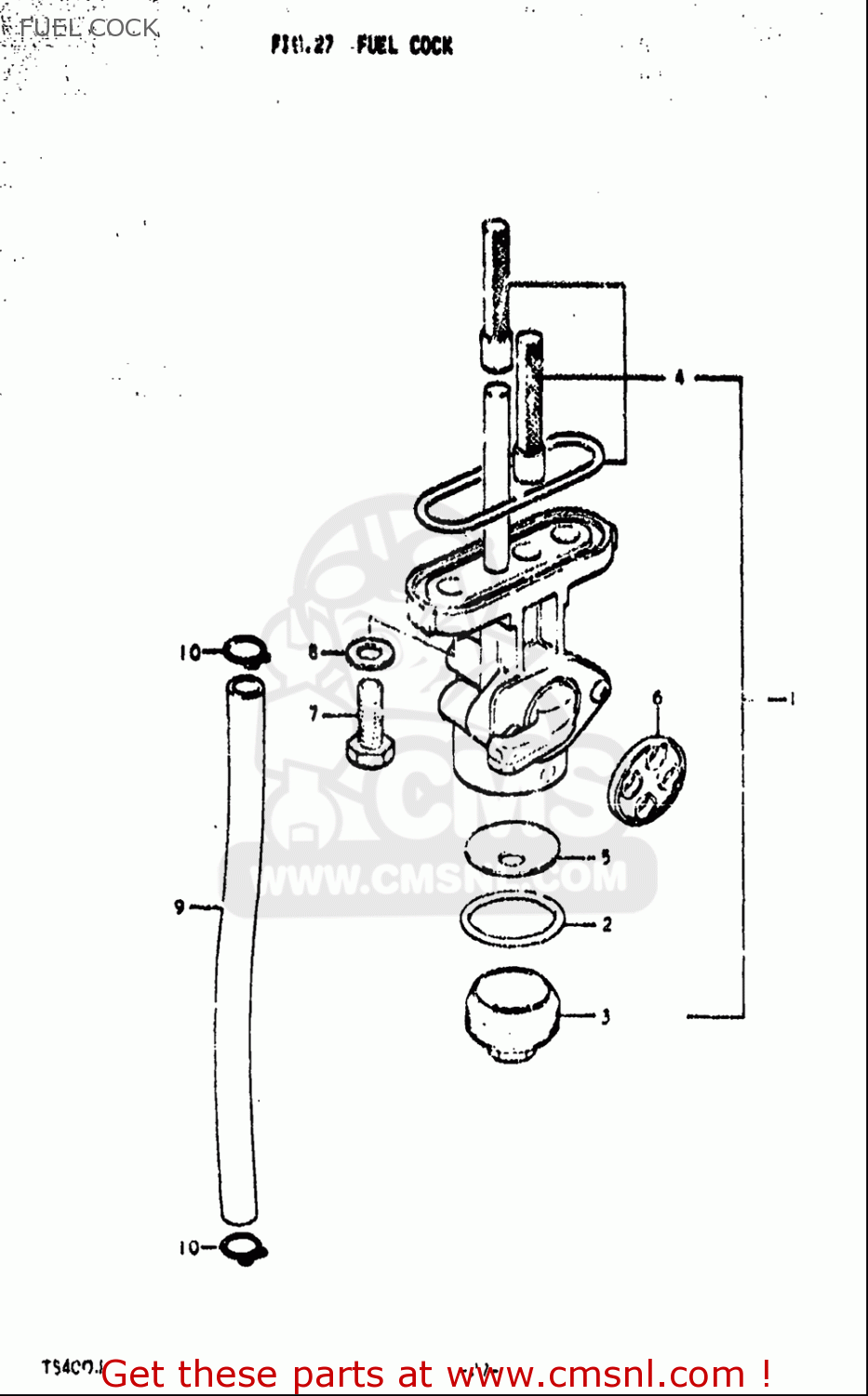 FUEL COCK TS400 1972 (J) USA (E03)