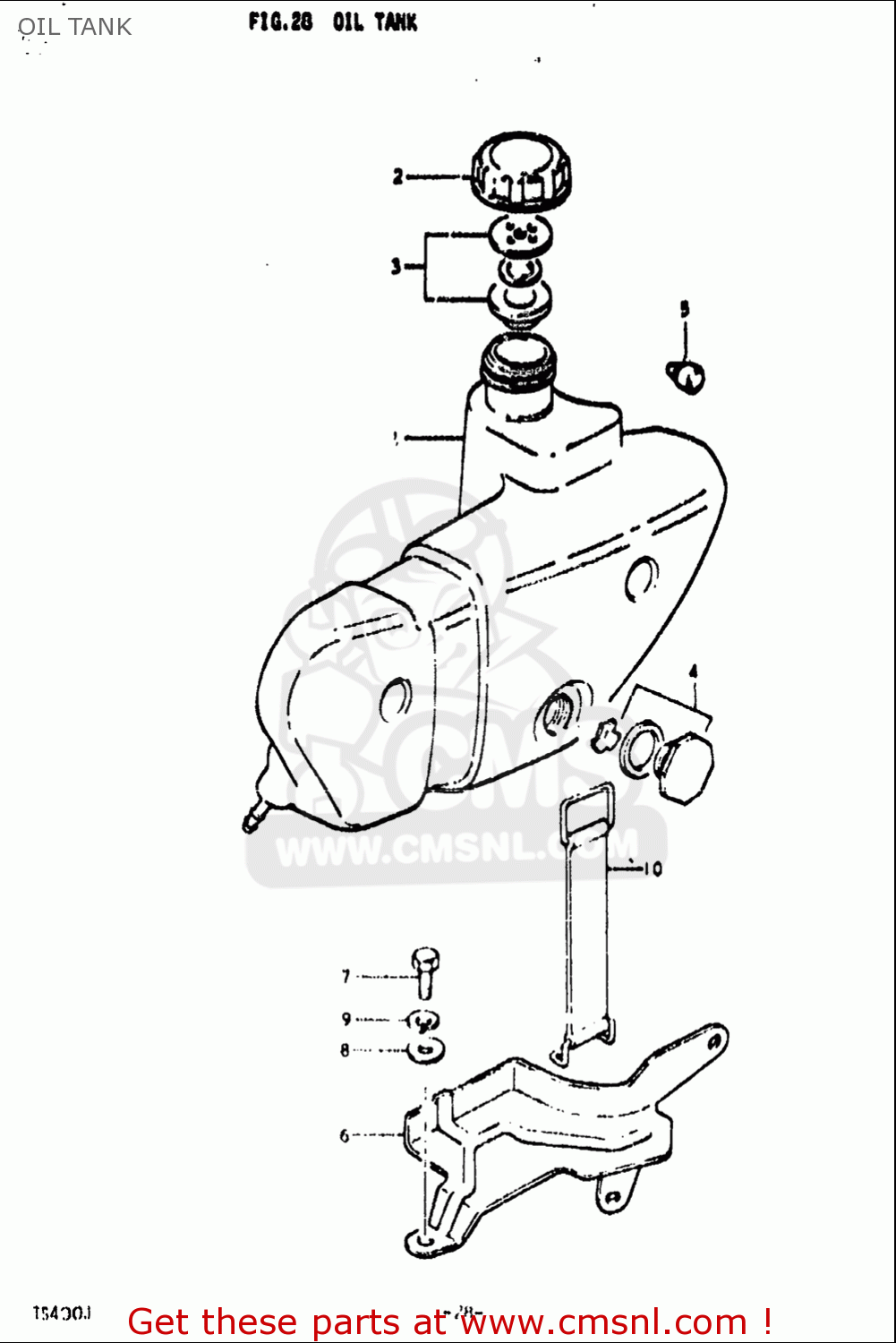 OIL TANK TS400 1972 (J) USA (E03)