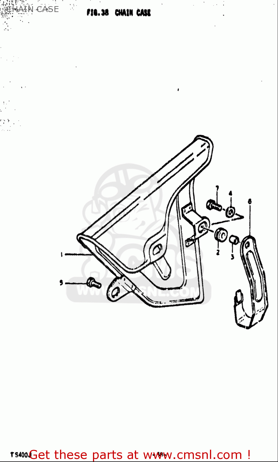 CHAIN CASE TS400 1972 (J) USA (E03)