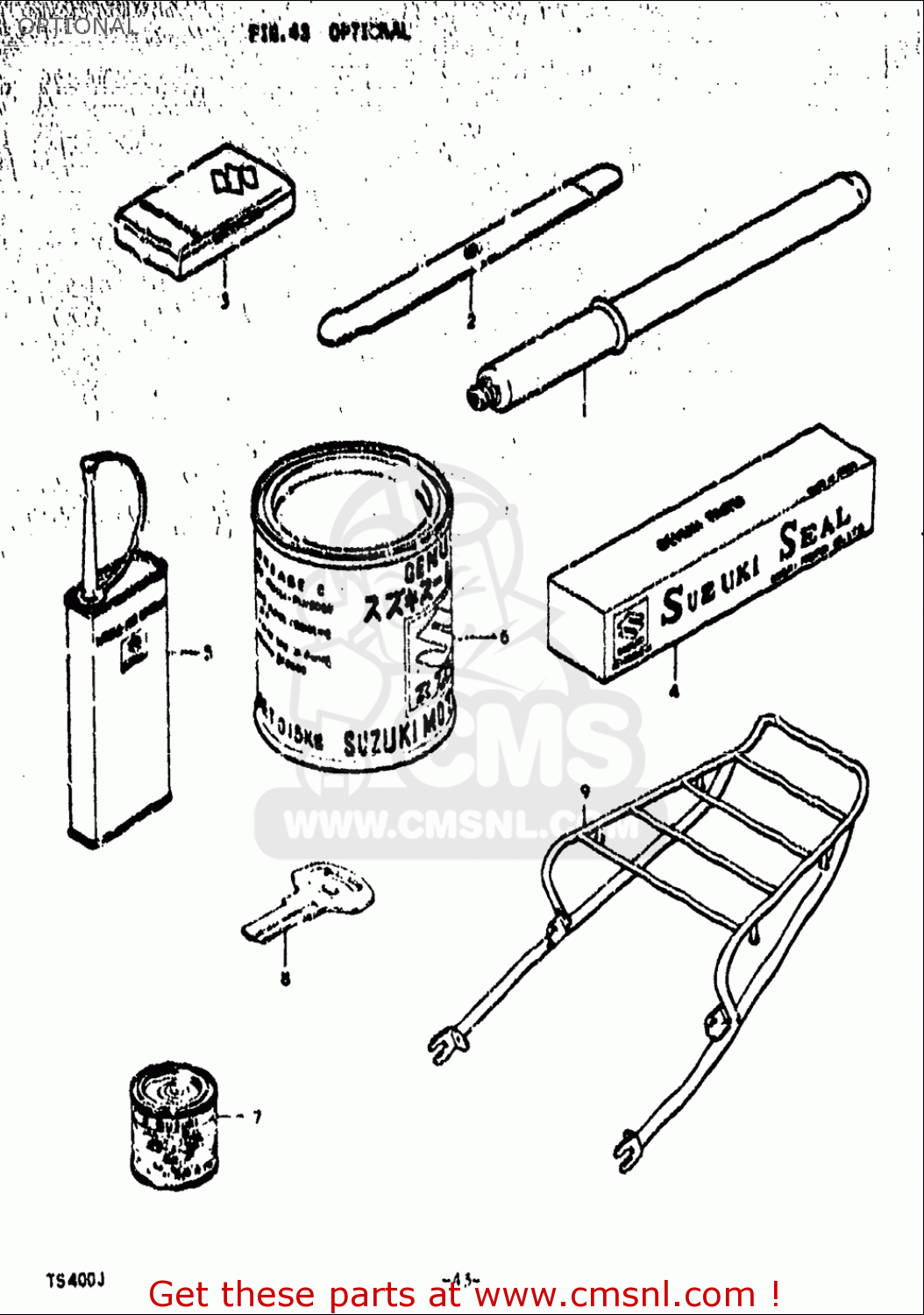 OPTIONAL TS400 1972 (J) USA (E03)