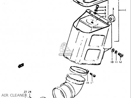 AIR CLEANER - TS400 1972 (J) USA (E03)