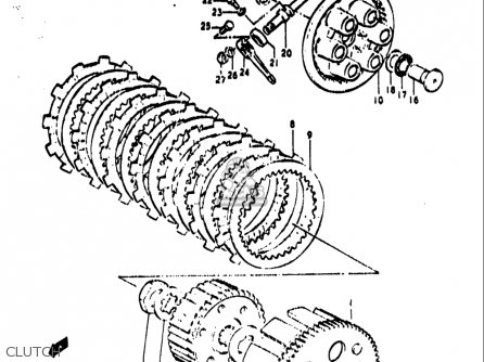 CLUTCH - TS400 1972 (J) USA (E03)