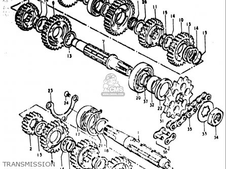 TRANSMISSION - TS400 1972 (J) USA (E03)