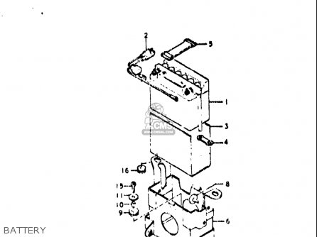 BATTERY - TS400 1972 (J) USA (E03)