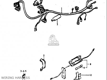 WIRING HARNESS - TS400 1972 (J) USA (E03)