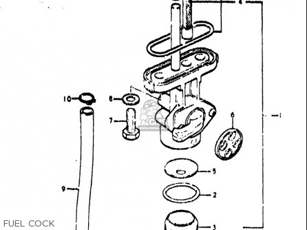 FUEL COCK - TS400 1972 (J) USA (E03)