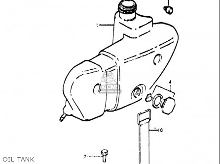 OIL TANK - TS400 1972 (J) USA (E03)