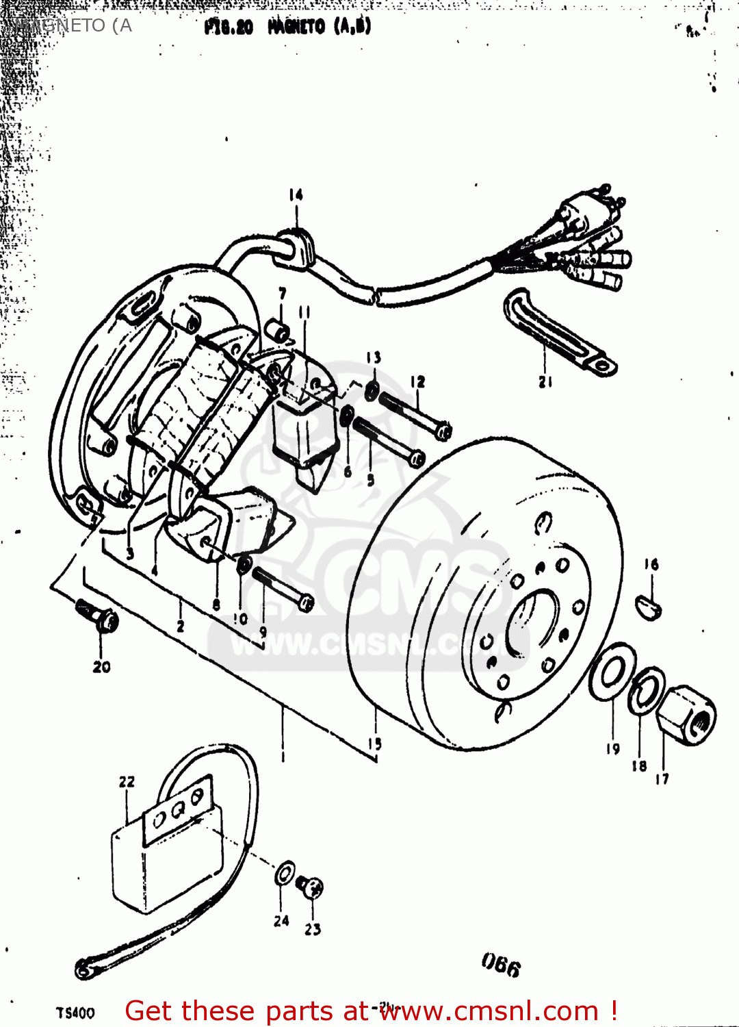 MAGNETO (A TS400 1973 (K) USA (E03)