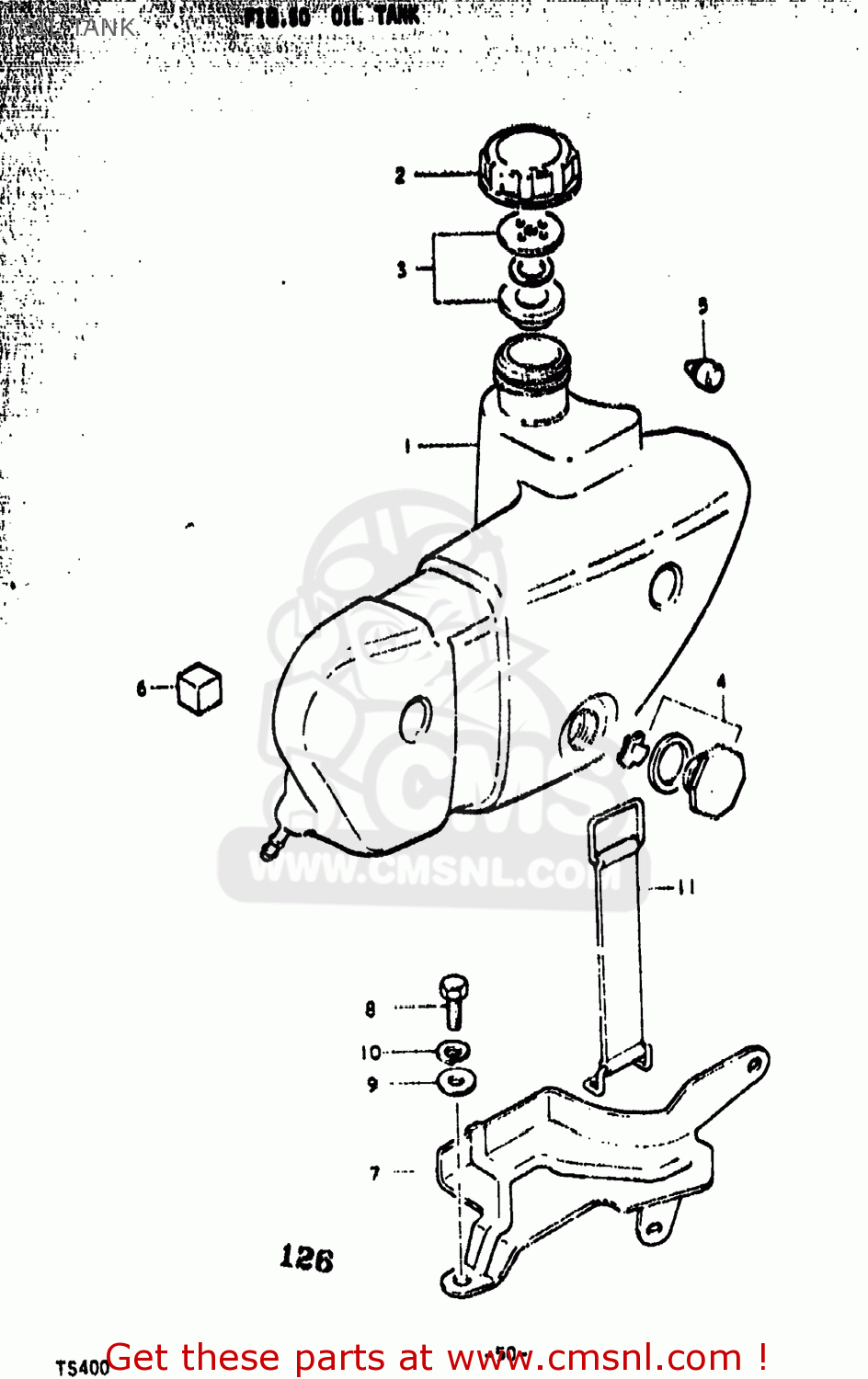 OIL TANK TS400 1973 (K) USA (E03)