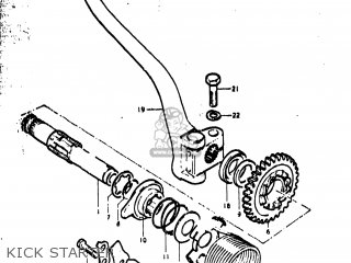 KICK STARTER - TS400 1973 (K) USA (E03)