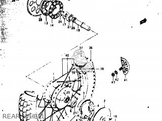 REAR WHEEL - TS400 1973 (K) USA (E03)