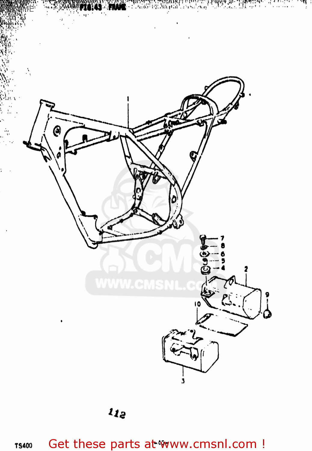 FRAME TS400 1974 (L) USA (E03)