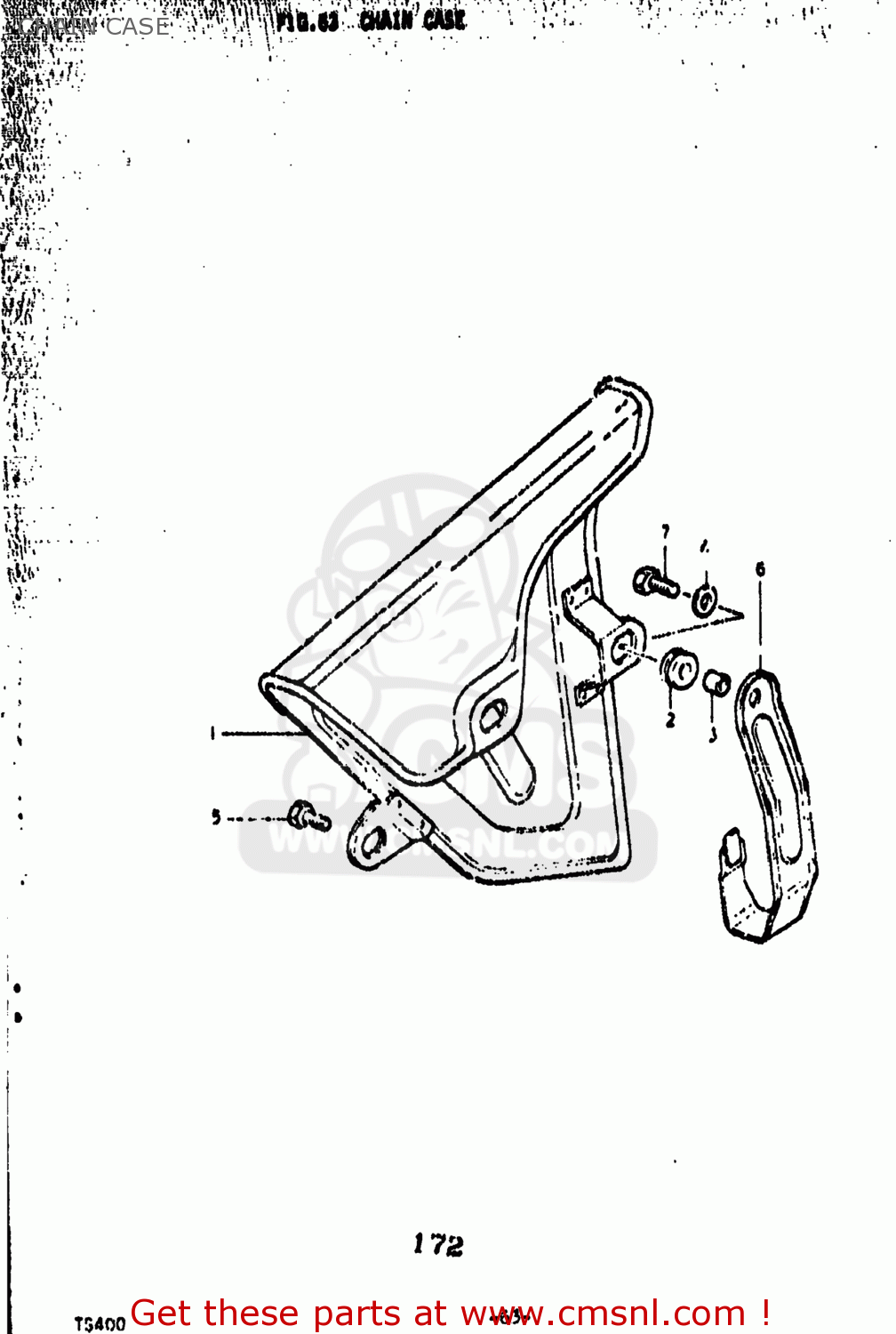 CHAIN CASE TS400 1975 (M) USA (E03)