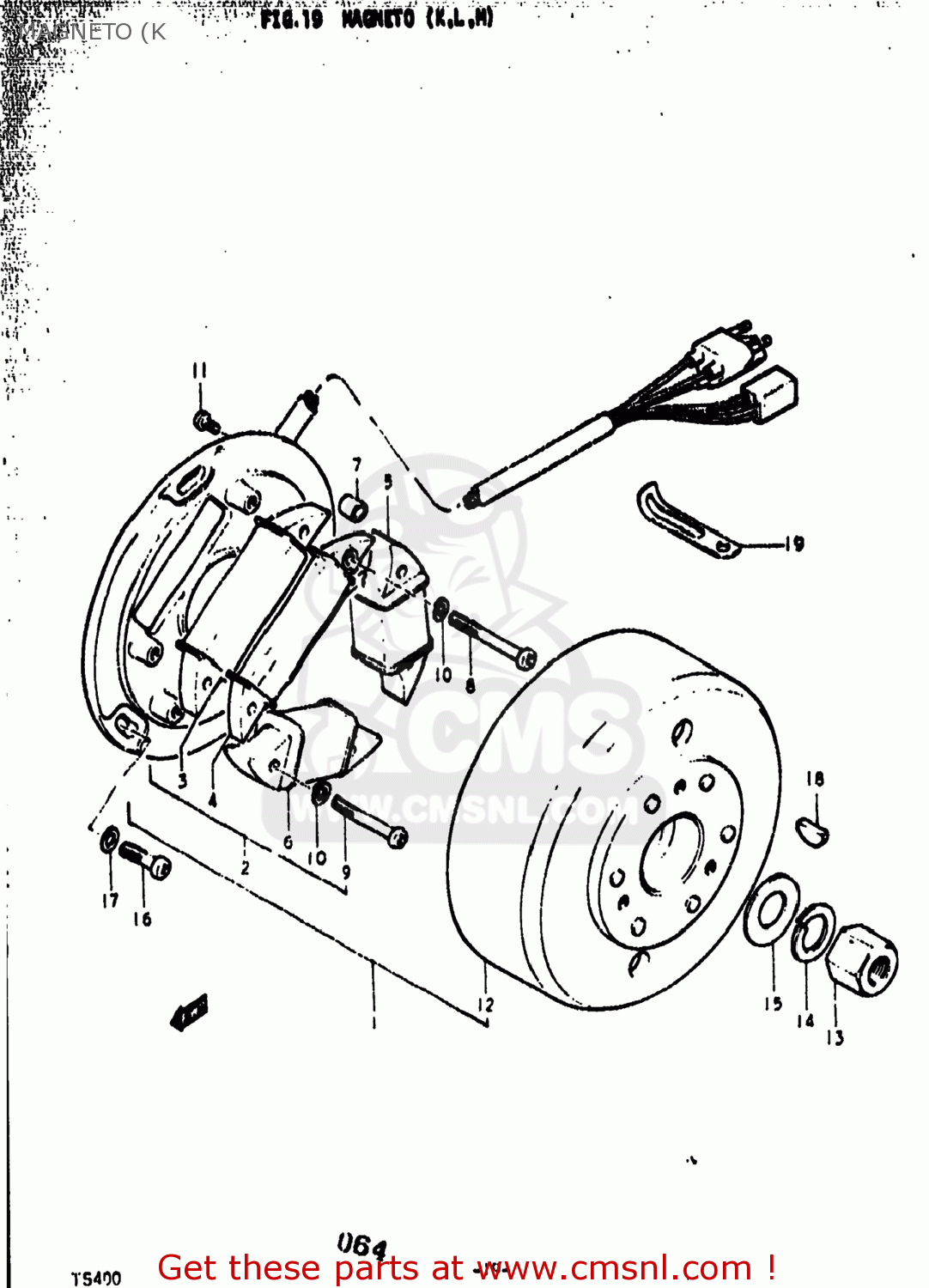 MAGNETO (K TS400 1975 (M) USA (E03)