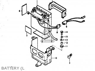 BATTERY (L - TS400 1976 (A) USA (E03)