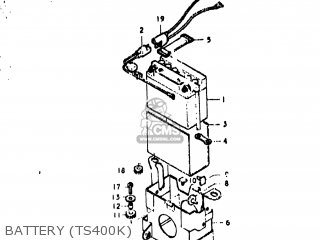 BATTERY (TS400K) - TS400 1976 (A) USA (E03)