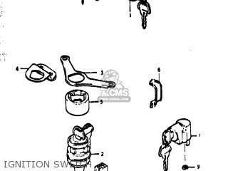 IGNITION SWITCH - TS400 1976 (A) USA (E03)