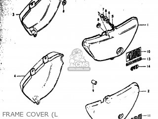 FRAME COVER (L - TS400 1977 (B) USA (E03)