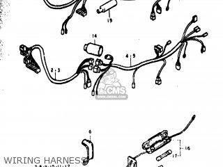 WIRING HARNESS - TS400 1977 (B) USA (E03)