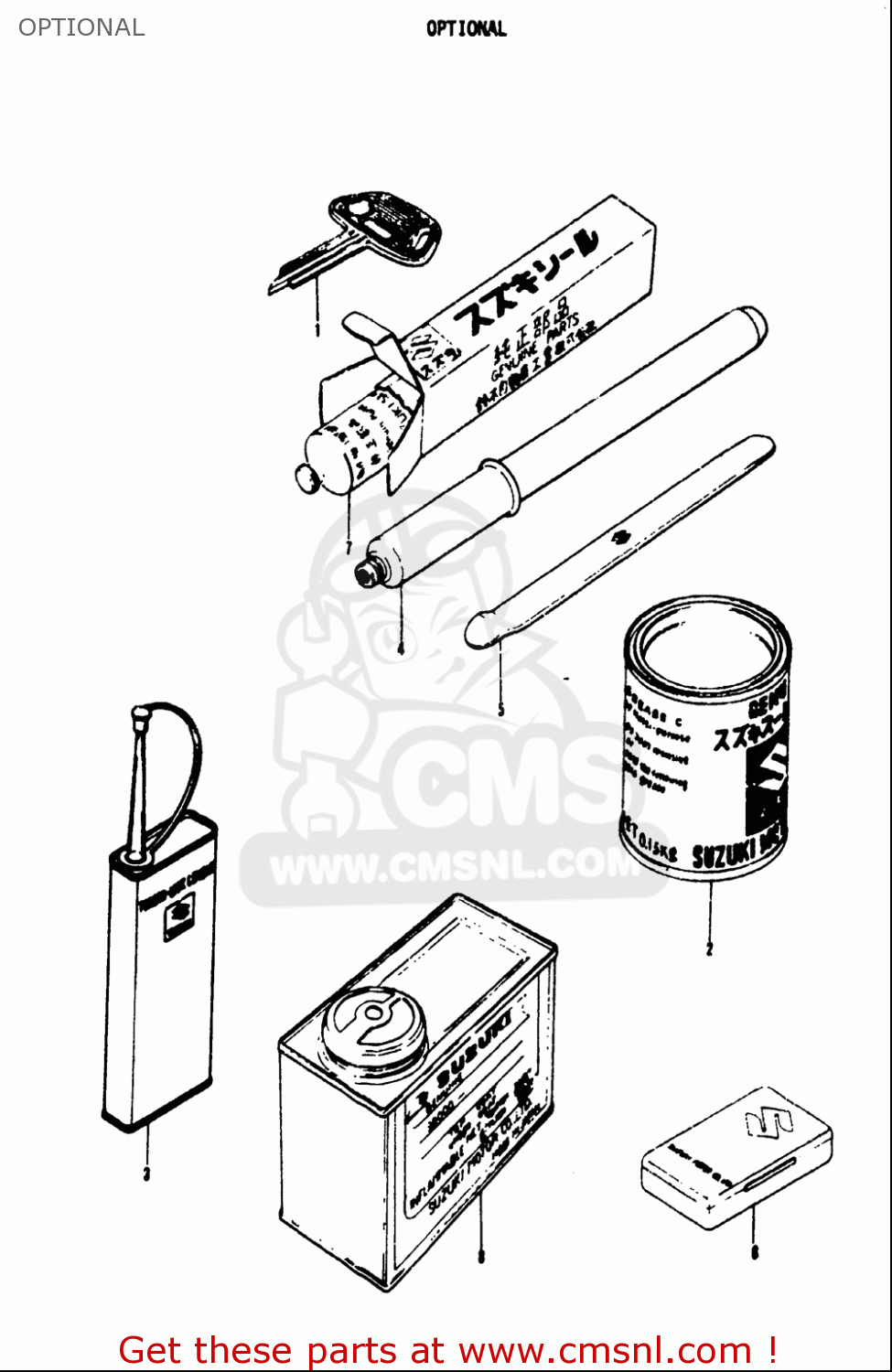 OPTIONAL TS50 1971 1972 1973 1974 (R) (J) (K) (L) USA (E03)