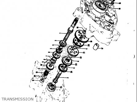 TRANSMISSION - TS50 1971 1972 1973 1974 (R) (J) (K) (L) USA (E03)