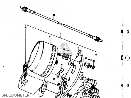 SPEEDOMETER - TS50 1971 1972 1973 1974 (R) (J) (K) (L) USA (E03)