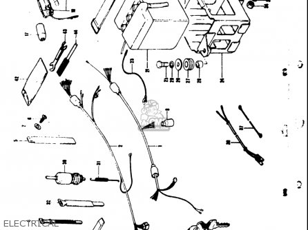 ELECTRICAL - TS50 1971 1972 1973 1974 (R) (J) (K) (L) USA (E03)