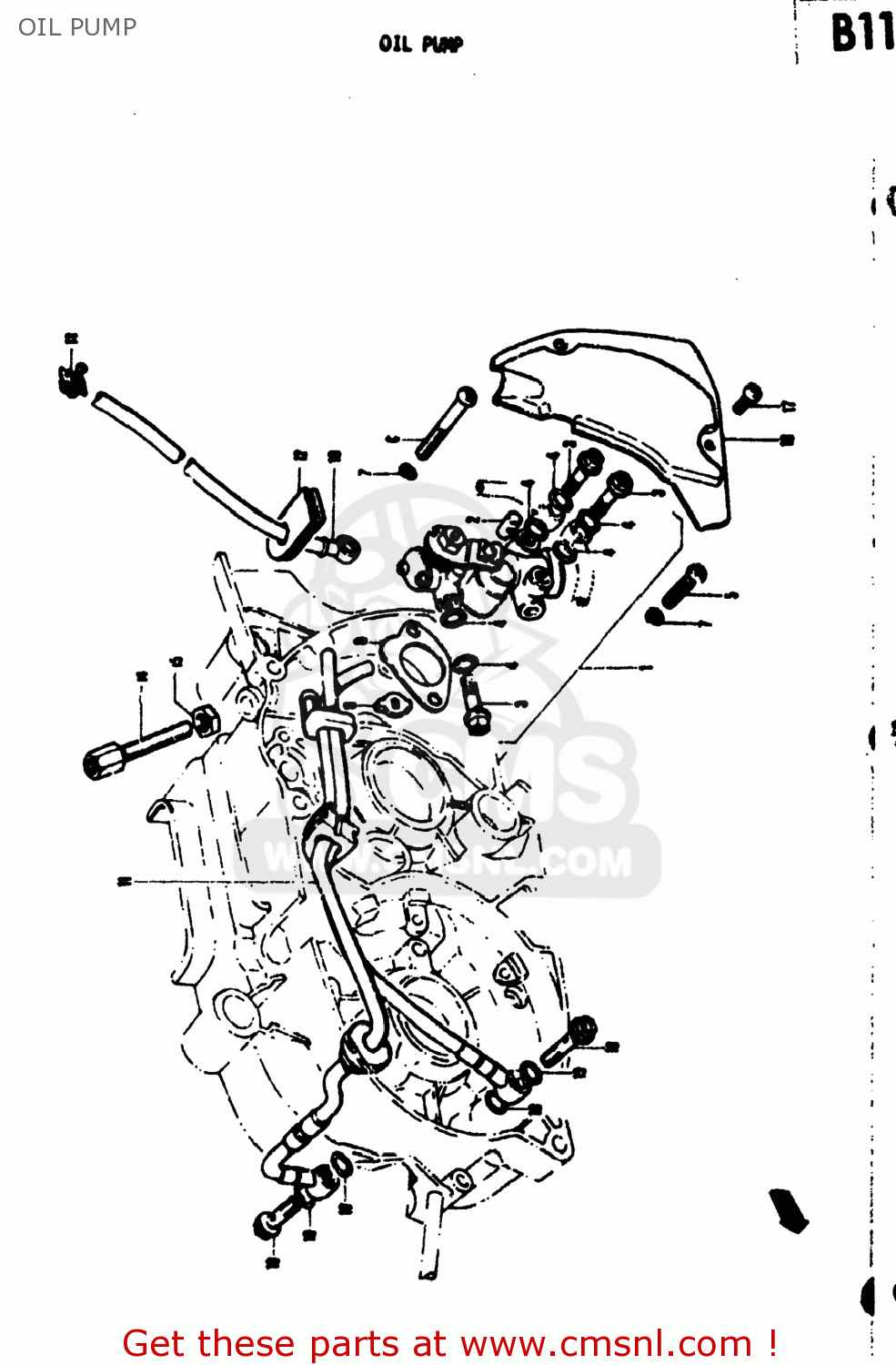 OIL PUMP TS50 1973 (K) USA (E03)