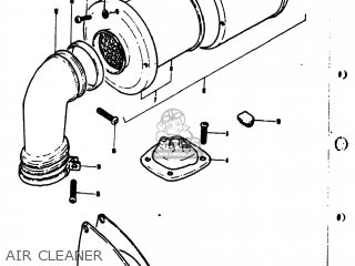 AIR CLEANER - TS50 1973 (K) USA (E03)