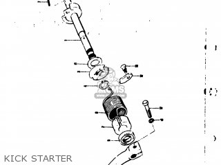 KICK STARTER - TS50 1973 (K) USA (E03)