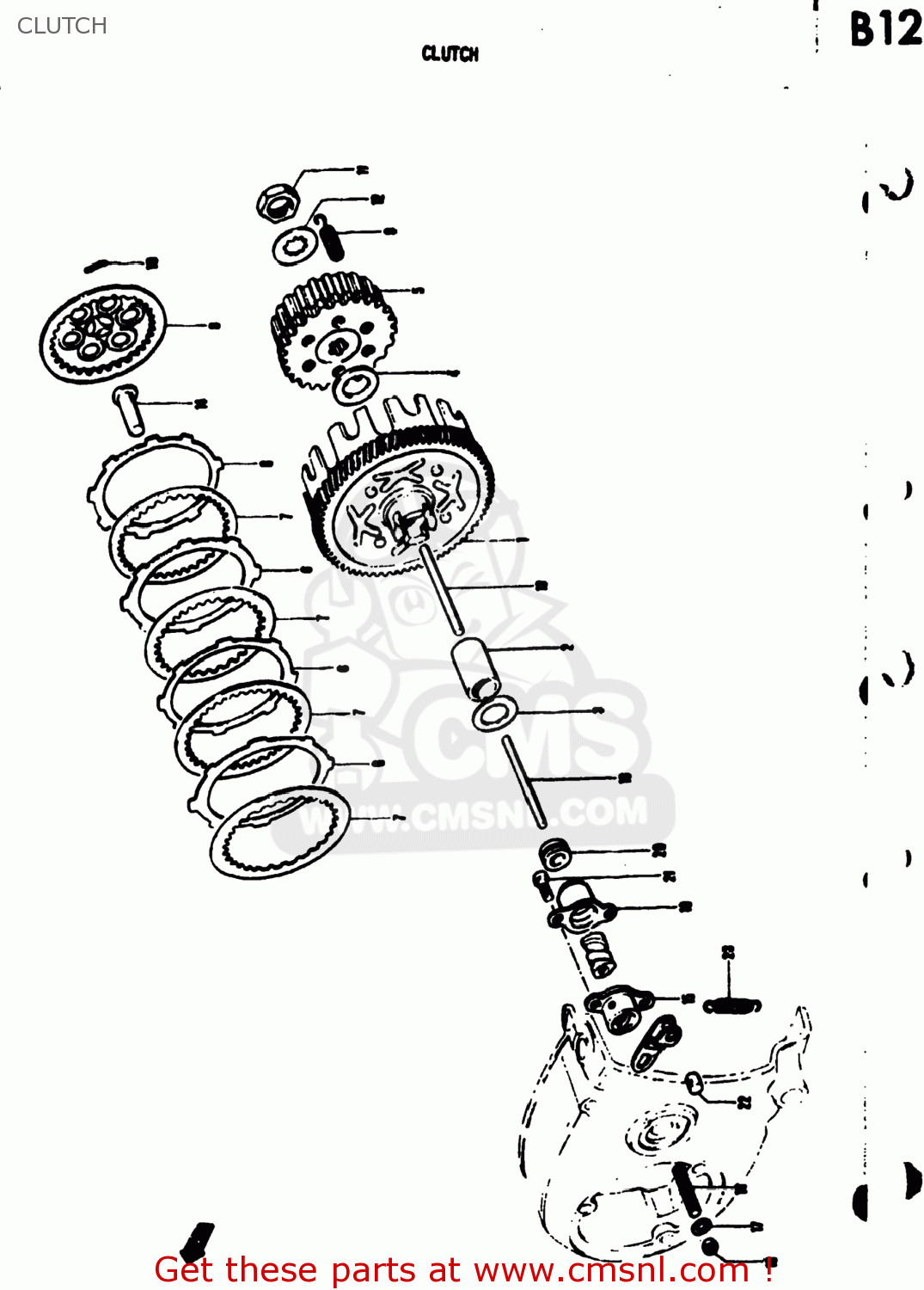 CLUTCH TS50 1974 (L) USA (E03)