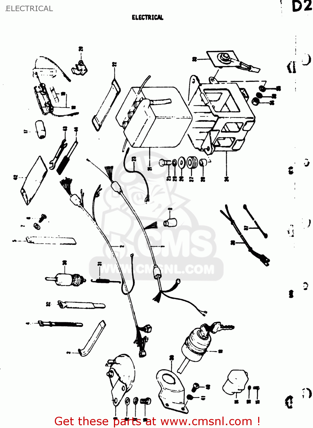 ELECTRICAL TS50 1974 (L) USA (E03)