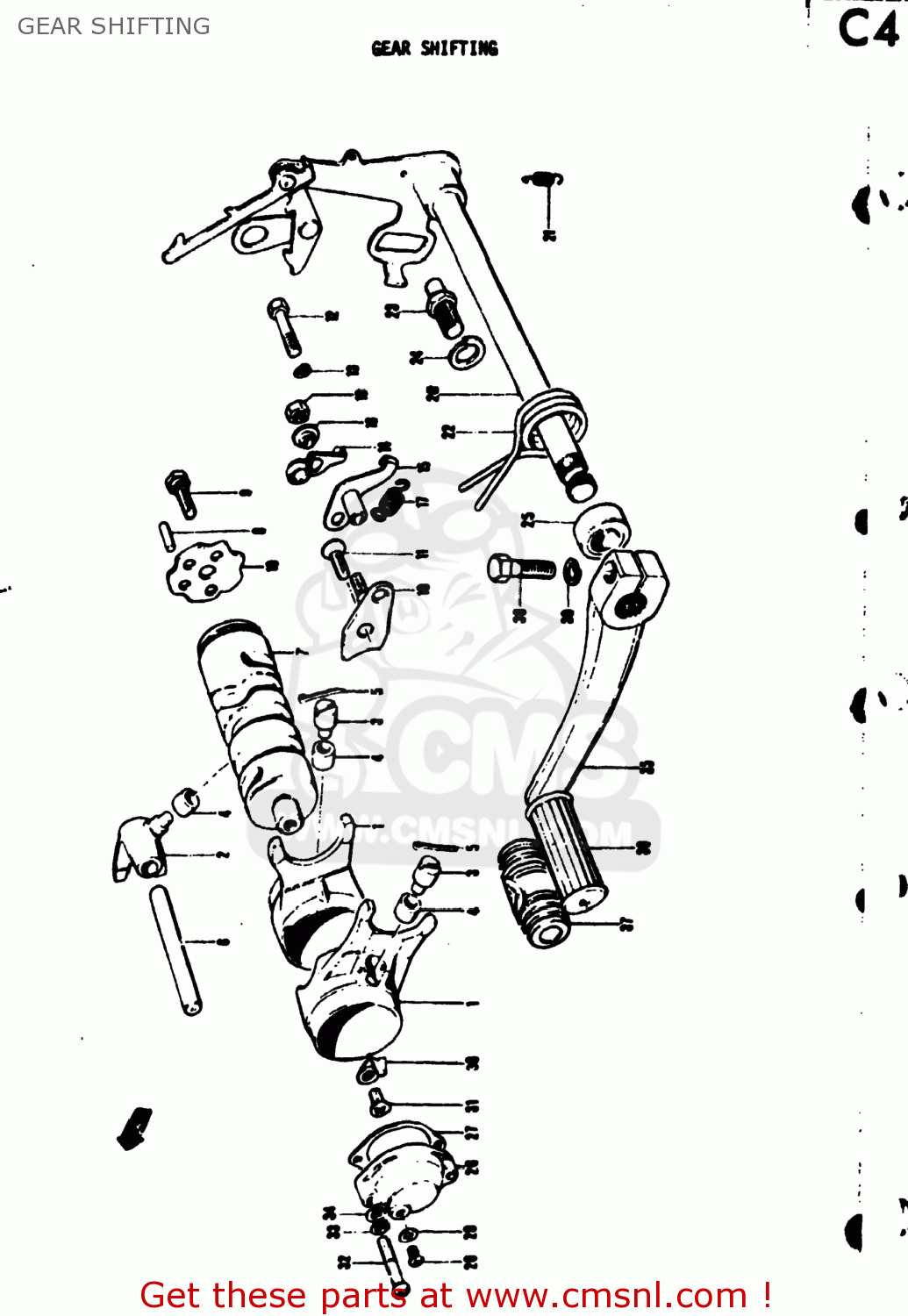 GEAR SHIFTING TS50 1974 (L) USA (E03)