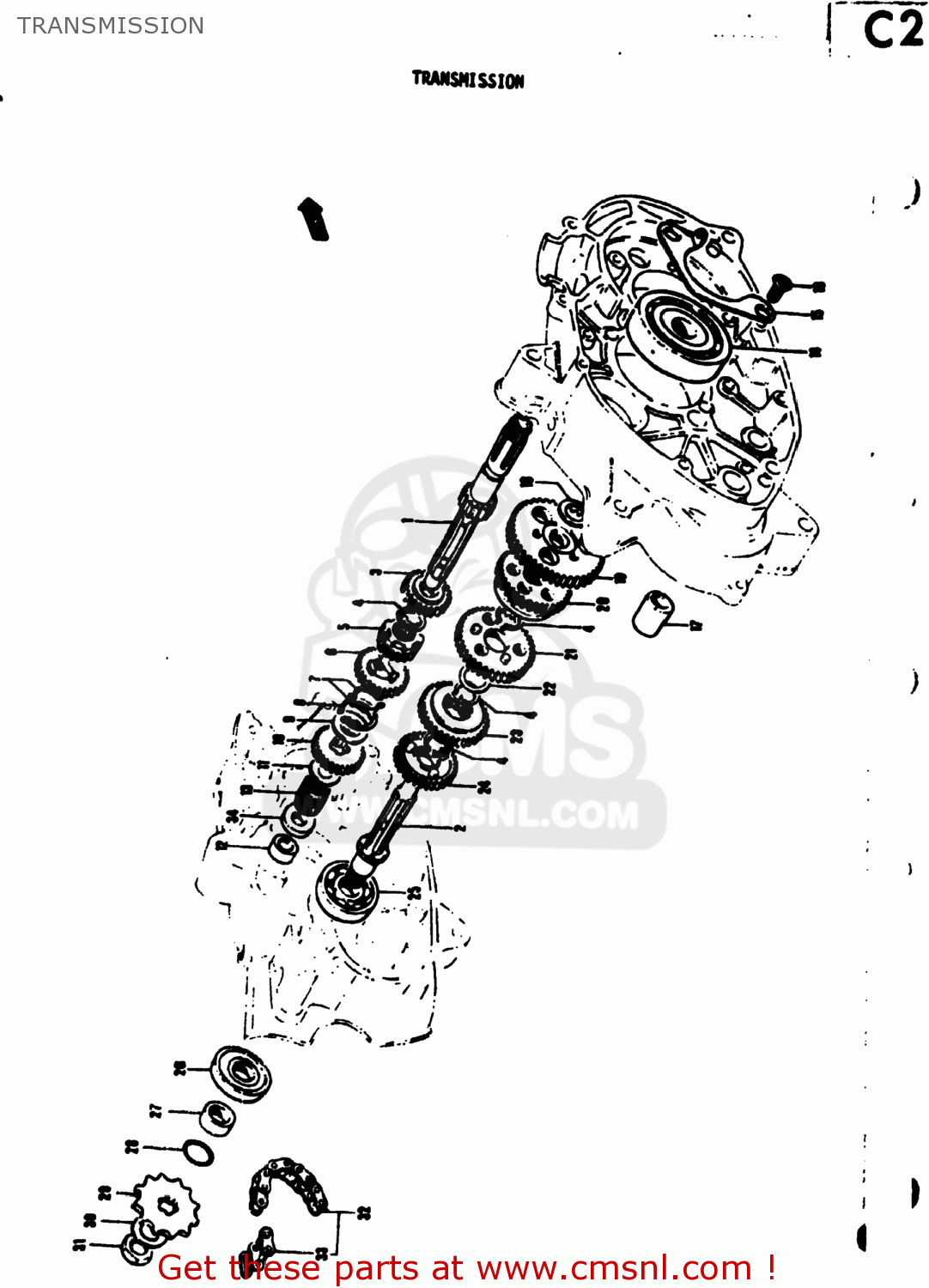 TRANSMISSION TS50 1974 (L) USA (E03)