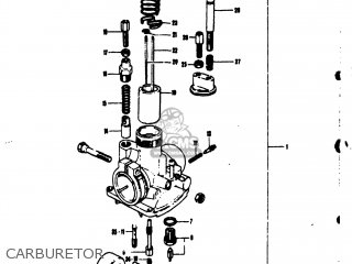 CARBURETOR - TS50 1974 (L) USA (E03)