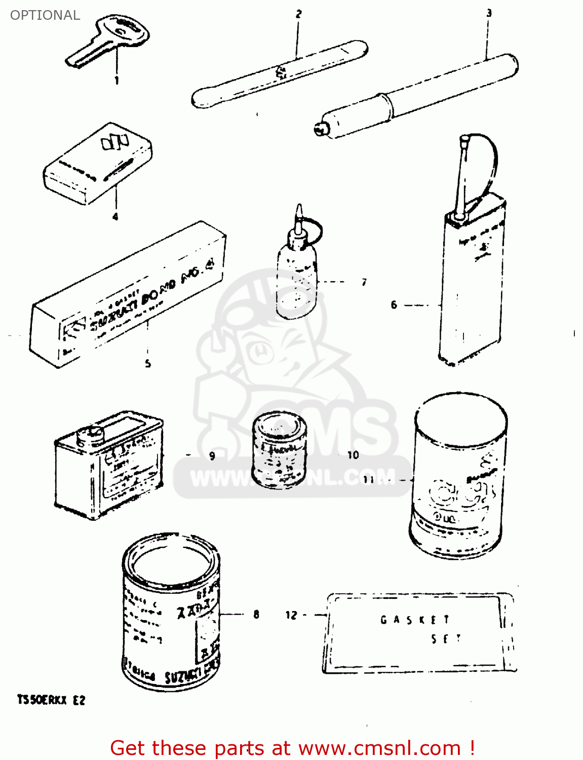 OPTIONAL TS50ERK 1980 (T) (E02 E16 E21 E22 E41)