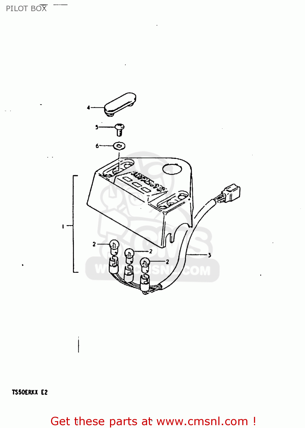 PILOT BOX TS50ERK 1981 (X) (E02 E16 E21 E22 E41)