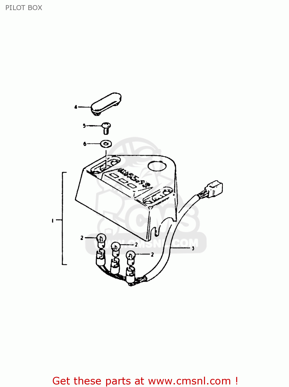 PILOT BOX TS50ERK 1982 (Z) (E02 E16 E22)