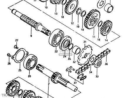 TRANSMISSION - TS50ERK 1982 (Z) (E02 E16 E22)
