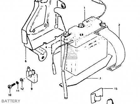 BATTERY - TS50ERK 1982 (Z) (E02 E16 E22)