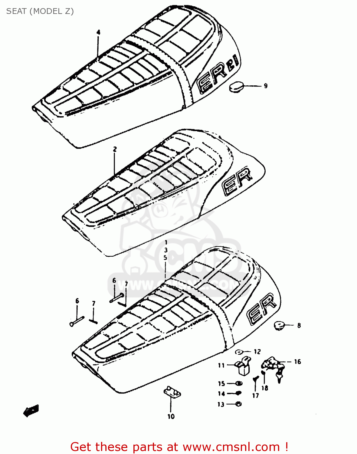 SEAT (MODEL Z) TS50ERK 1983 D) (E02 E16 E22)