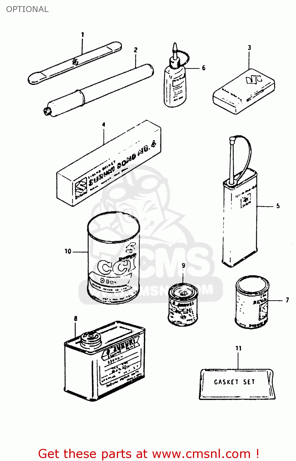 OPTIONAL TS50ERK 1983 D) (E02 E16 E22)