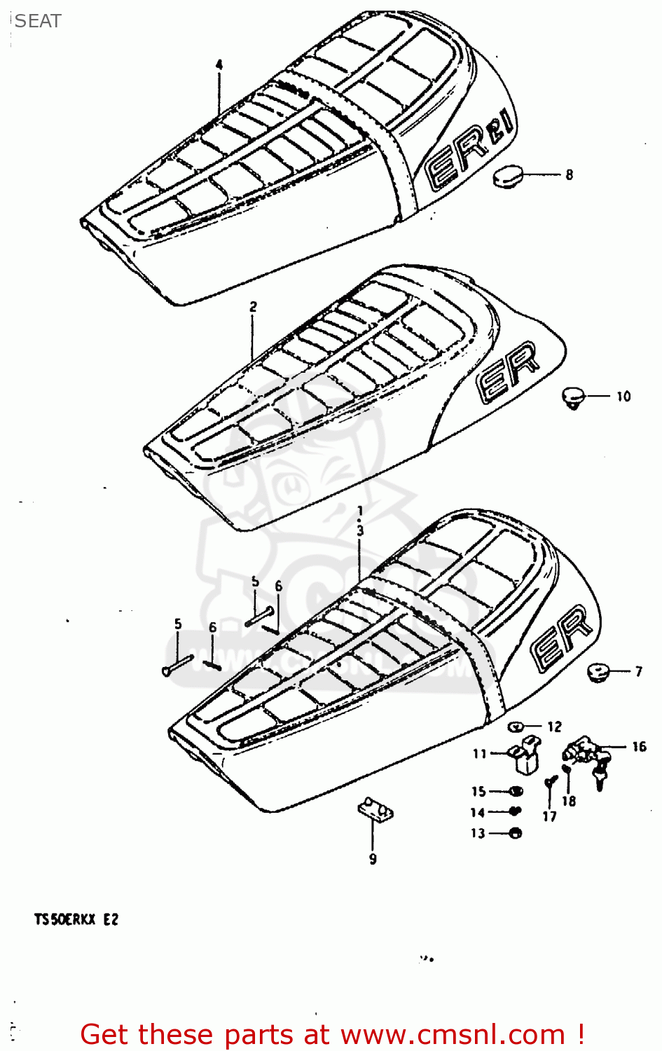 SEAT TS50ERKD 1981 (X) (E17 E21 E41)