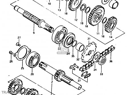 TRANSMISSION - TS50ERKD 1981 (X) (E17 E21 E41)