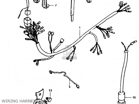 WIRING HARNESS - TS50ERKD 1981 (X) (E17 E21 E41)