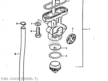 FUEL COCK (MODEL T) - TS50ERKD 1981 (X) (E17 E21 E41)